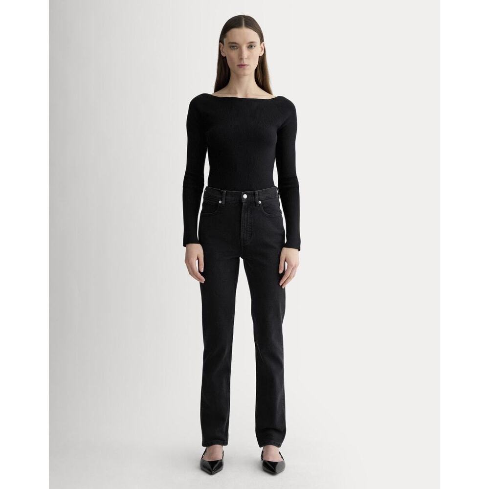 Everlane Women's Way-High® Slim Jean in Coal, Size 29, Cotton/Denim